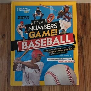 National Geographic Kids Baseball Book - Yellow and Blue